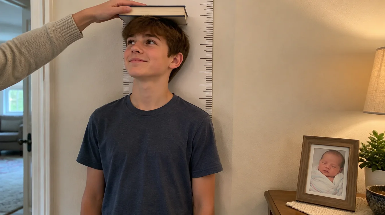 Growth chart comparison showing why extrapolating height data back to age zero produces unrealistic numbers