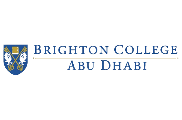Brighton College Abu Dhabi logo. Ustaad supports Brighton College students from Year 7 through IGCSE and A-Level.