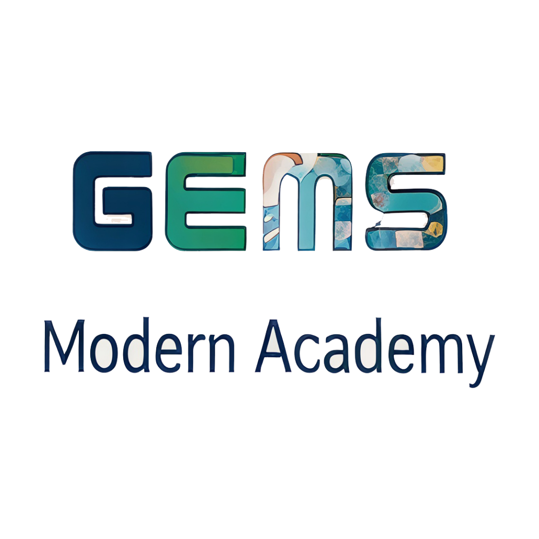 GEMS Modern Academy logo. Ustaad supports GEMS Modern students across CBSE, IGCSE, and IB curriculum subjects.