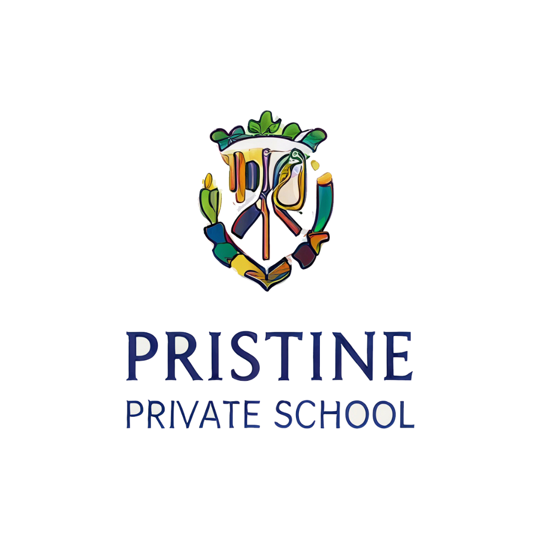 Pristine Private School logo. Ustaad supports Pristine students with CBSE core subject tutoring across Years 6 to 12.